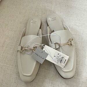 A New Day Women's Cream Loafers